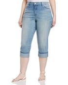 Nydj Plus Dayla Cuffed Cropped Jeans In Manhattan Beach