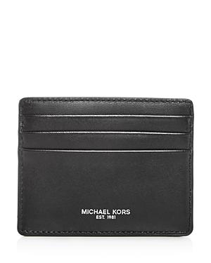 Michael Kors Henry Aroma Leather Card Case