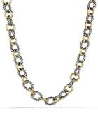 David Yurman Oval Large Link Necklace With Gold, 16