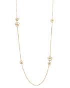 Roberto Coin 18k Yellow Gold Daisy Mother-of-pearl & Diamond Station Necklace, 31 - 100% Exclusive