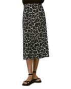 Whistles Abstract Smudge Button Skirt