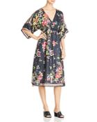 Johnny Was Gilmore Floral Silk Dress