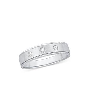 Bloomingdale's Men's Diamond Band In 14k White Gold, 0.10 Ct. T.w. - 100% Exclusive