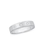 Bloomingdale's Men's Diamond Band In 14k White Gold, 0.10 Ct. T.w. - 100% Exclusive