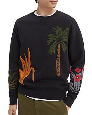 Scotch & Soda Embroidered Crewneck Sweatshirt
