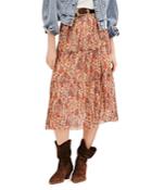 Ba & Sh Alicante Tiered Midi Skirt