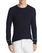 The Men's Store At Bloomingdale's Stripe-textured Crewneck Sweater - 100% Exclusive