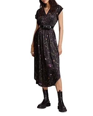 Allsaints Leila Heligan Midi Dress