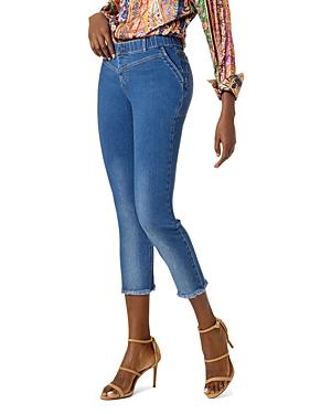 Hue Denim Cropped High Rise Straight Leg Leggings