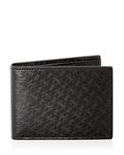 Salvatore Ferragamo Embossed Leather Bi-fold Wallet
