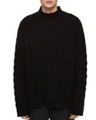 Allsaints Gable Cable-knit Crewneck Sweater