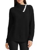 Lauren Ralph Lauren Washable Cashmere Split Turtleneck Sweater - 100% Exclusive