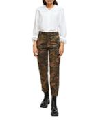 Maje Pedri Camo Print Cargo Pants