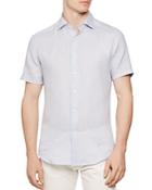 Reiss Morrezmo Linen Slim Fit Button-down Shirt