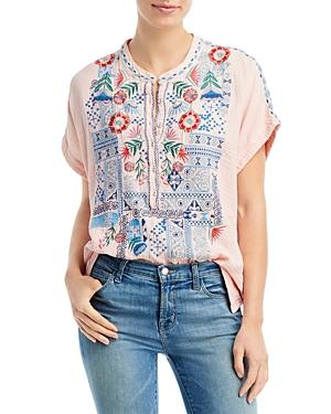 Johnny Was Chrisley Embroidered Top