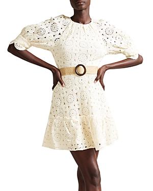 Ted Baker Susena Belted Lace Mini Dress