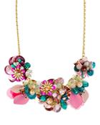 Kate Spade New York Floral Bouquet Statement Necklace, 16