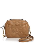 Tory Burch Fleming Quilted Leather Camera Bag