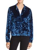 Joe's Jeans Lexi Crushed-velvet Jacket - 100% Exclusive