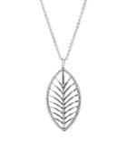 Pandora Necklace - Sterling Silver & Cubic Zirconia Tropical Palm