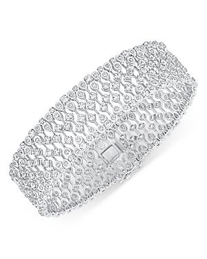 Bloomingdale's Diamond Statement Bracelet In 14k White Gold, 10.0 Ct. T.w. - 100% Exclusive
