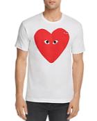 Comme Des Garcons Play Big Heart Graphic Tee