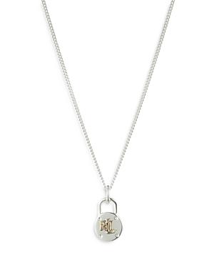 Ralph Lauren Padlock Pendant Necklace, 17