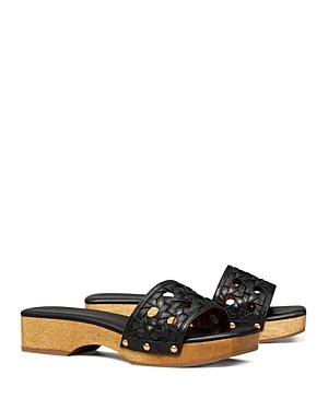 Tory Burch Women's Basketweave Clogs