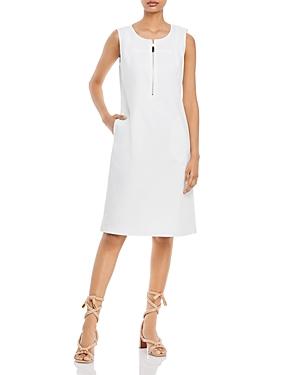 Lafayette 148 New York Audren Zippered Neck Sheath Dress