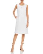 Lafayette 148 New York Audren Zippered Neck Sheath Dress