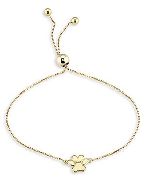 Moon & Meadow 14k Yellow Gold Dog Paw Bolo Bracelet - 100% Exclusive