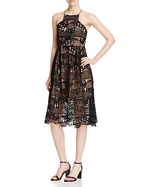 Elliatt In The Air Mixed Lace Dress