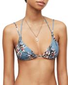 Allsaints Sophia Kuroyuri Triangle Bikini Top