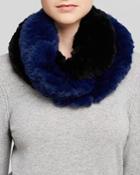 Surell Two Tone Rabbit Fur Infinity Scarf - Bloomingdale's Exclusive