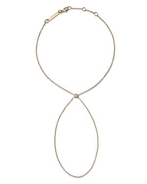 Zoe Chicco 14k Yellow Gold Floating Diamond Hand Chain
