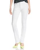 Ag Harper Essential Straight Jeans In White