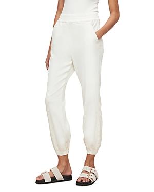 Allsaints Yara Denim Jogger Pants In White