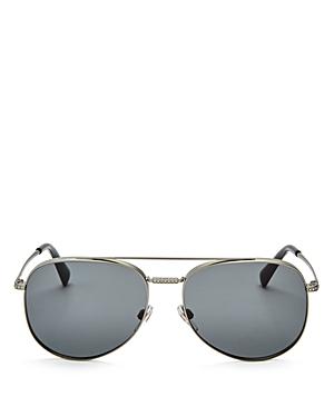 Valentino Aviator Sunglasses, 55mm