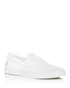 Fred Perry Men's Underspin Perforated Leather & Canvas Slip-on Sneakers