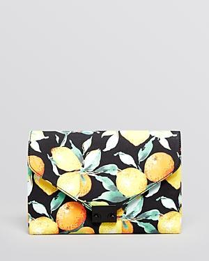 Loeffler Randall Clutch - Citrus Print Lock