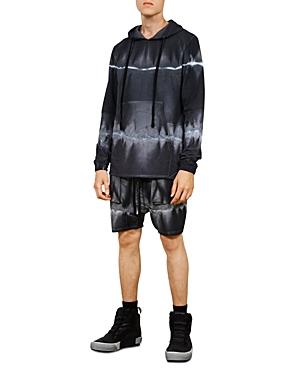 Thom/krom Tie Dye Panel Hoodie