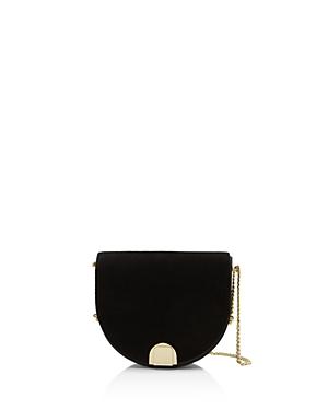 Ted Baker Flossi Mini Suede And Leather Crossbody