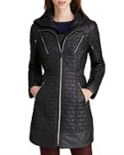 Laundry By Shelli Segal Mini Brick Quilted Coat