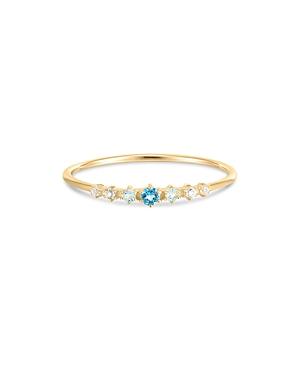 Moon & Meadow 14k Yellow Gold Ombre Multicolor Topaz Ring - 100% Exclusive