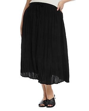 Karen Kane Plus Tiered Midi Skirt