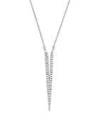 Bloomingdale's Diamond Geometric Pendant Necklace In 14k White Gold, 0.25 Ct. T.w. - 100% Exclusive