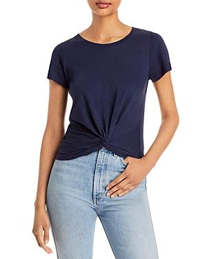 Sundry Prima Cotton Twist Hem Top