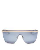 Quay Women's Quay X Jlo Get Right Mirrored Shield Sunglasses, 54mm