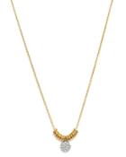 Meira T 14k Yellow Gold Diamond Disc And Multi-ring Pendant Necklace, 16-18l