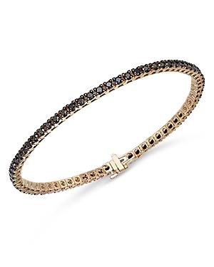 Bloomingdale's Men's Black Diamond Bracelet In 14k Yellow Gold, 4.0 Ct. T.w. - 100% Exclusive
